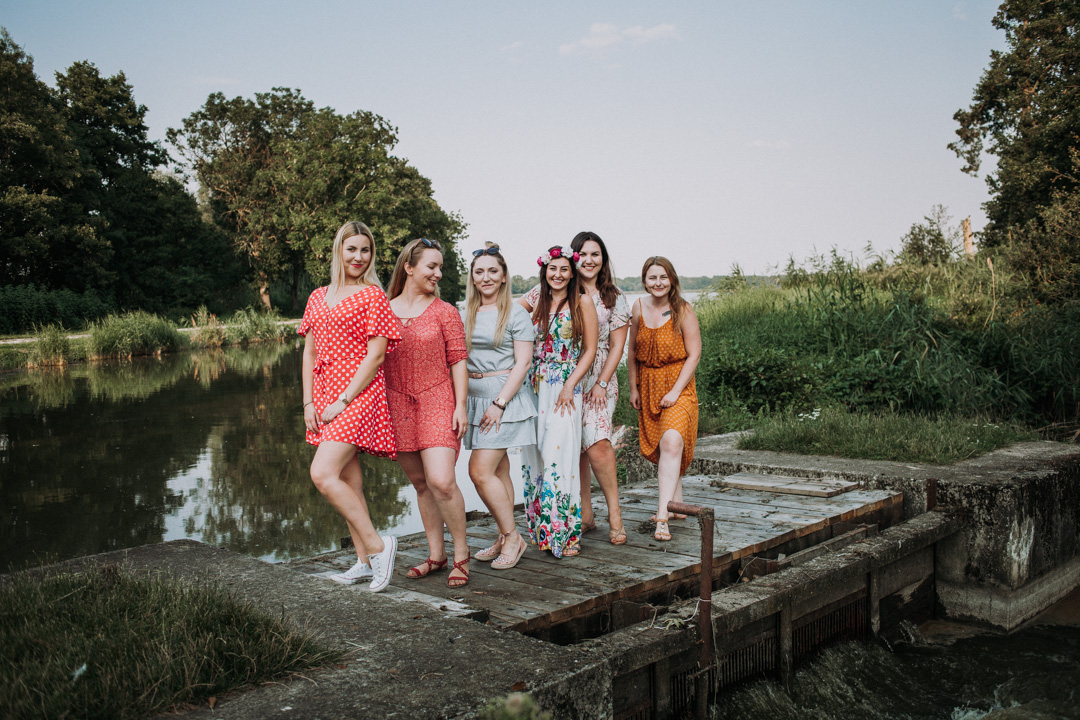 plenerowa sesja panieńska nad Stawami Milickimi