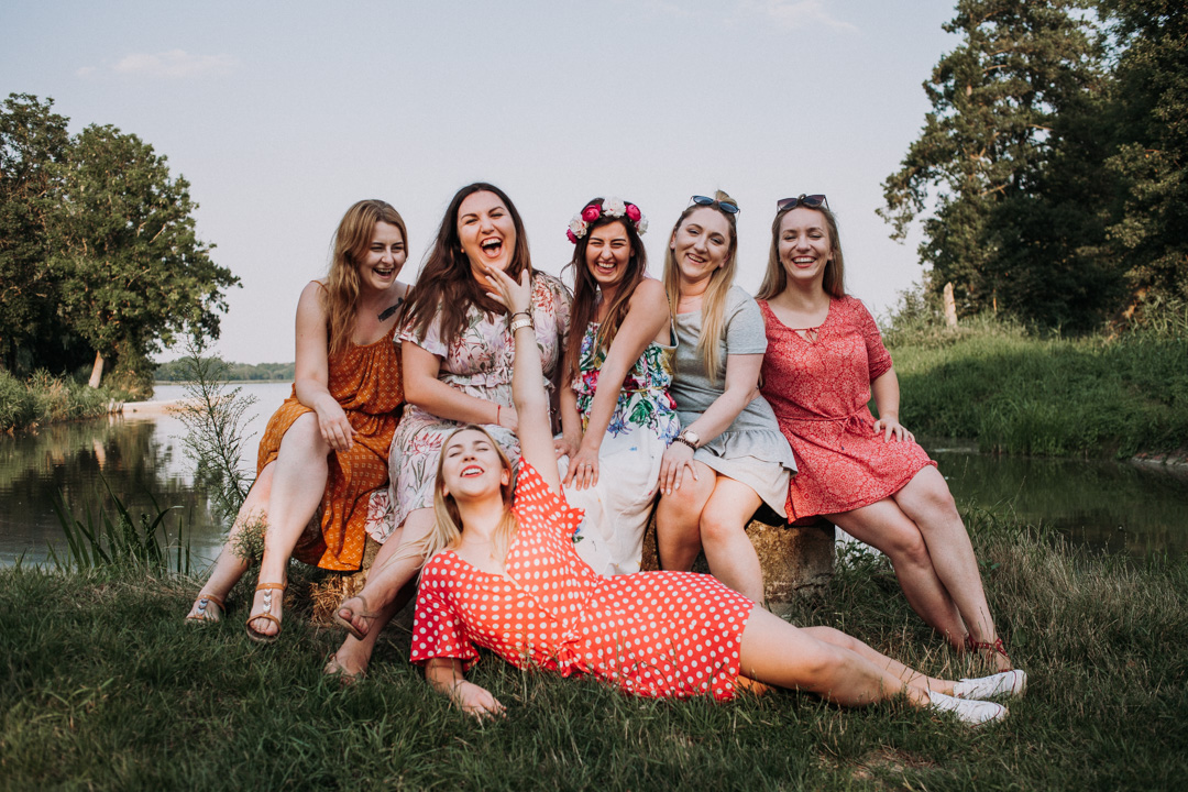 plenerowa sesja panieńska nad Stawami Milickimi