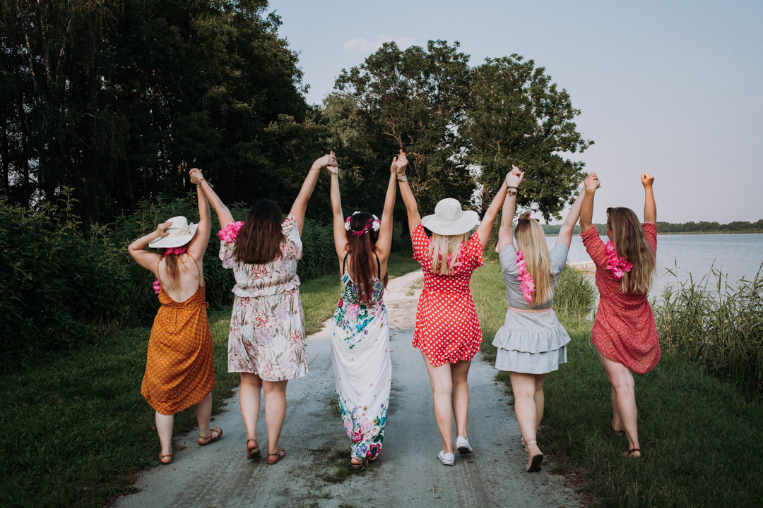 plenerowa sesja panieńska nad Stawami Milickimi, fotograf Ostrów Wielkopolski