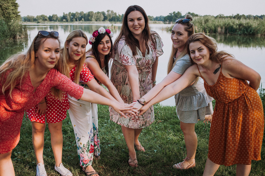 plenerowa sesja panieńska nad Stawami Milickimi