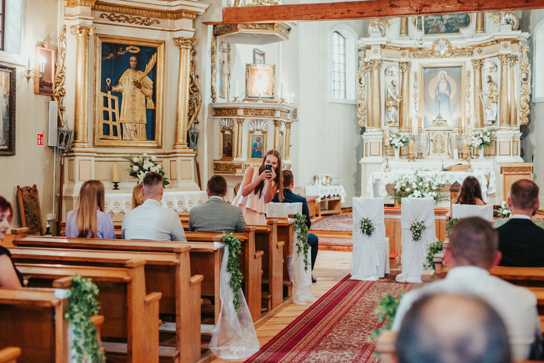 ślub kościelny, fotograf ślubny Kalisz